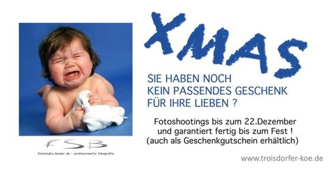 Weihnachts-Shooting beim Fotostudio Becker - KÖ55