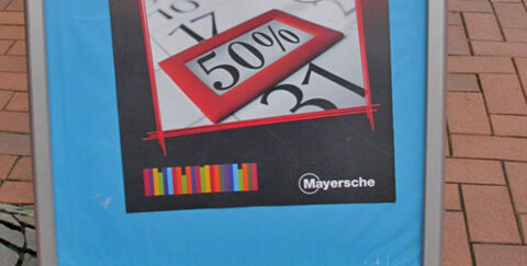 Kalender besonders günstig bei der Mayerschen