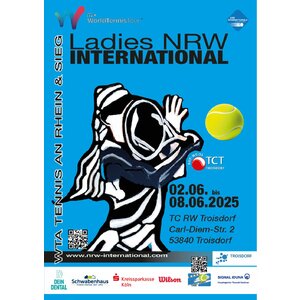 2.6.-8.6.2025: Weltklasse-Tennis an Rhein & Sieg: Ladies NRW International