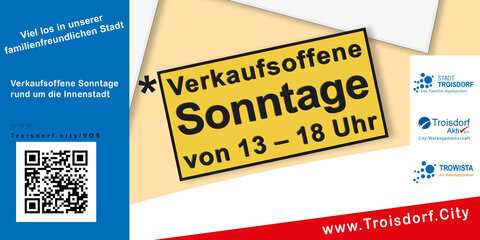 Verkaufsoffene Sonntage in Troisdorf