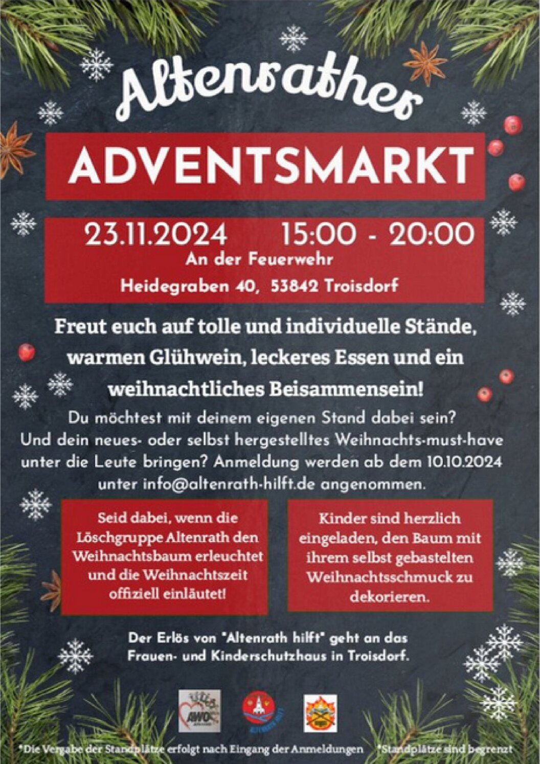 Adventsmarkt Alternrath 2024