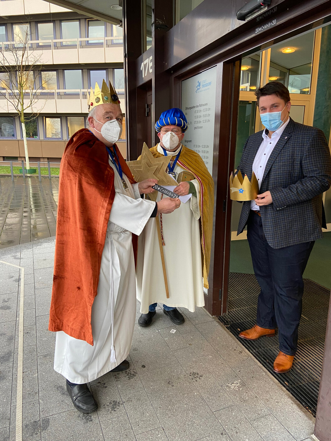 Sternsinger_am_Rathaus