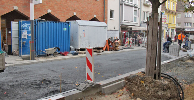 Sanierung Abschnitt II - Pflasterarbeiten / Stand Oktober 2015