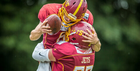 Hoffentlich gibt es am Samstag auch Grund zum Jubeln für die Jets (Foto: Bernd-Udo Wiedicke).