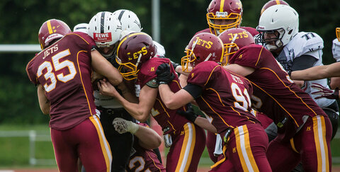 Starke Leistung der Jets-Defense (Foto: Richard Welde).