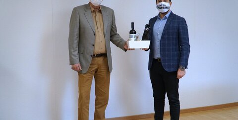 BUZ (v.r.n.l.) Inhaber Serdar Bilican und TROWISTA-Geschäftsführer Wolf-Dieter Grönwoldt