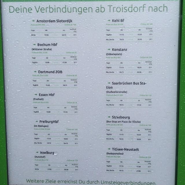 Flixbus ab morgen in troisdorf